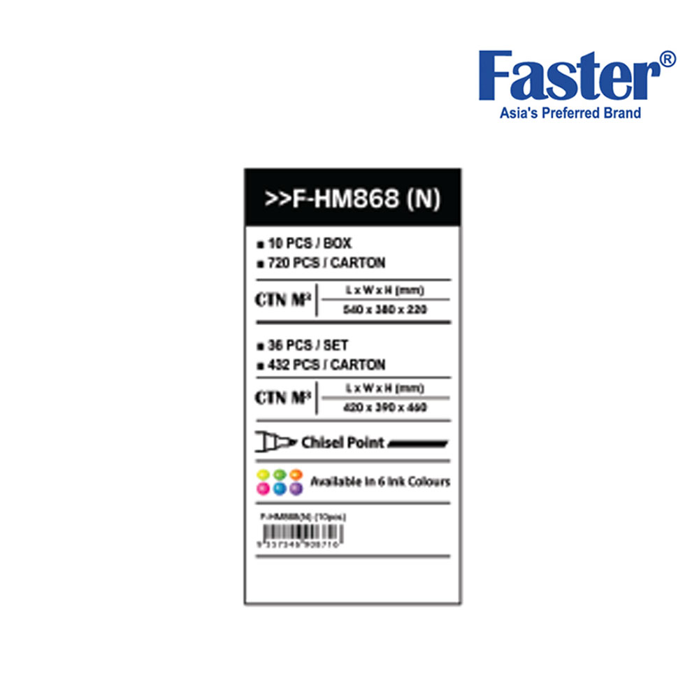 FASTER-F-HM868-(N)-HIGHLIGHT-MARKER-1
